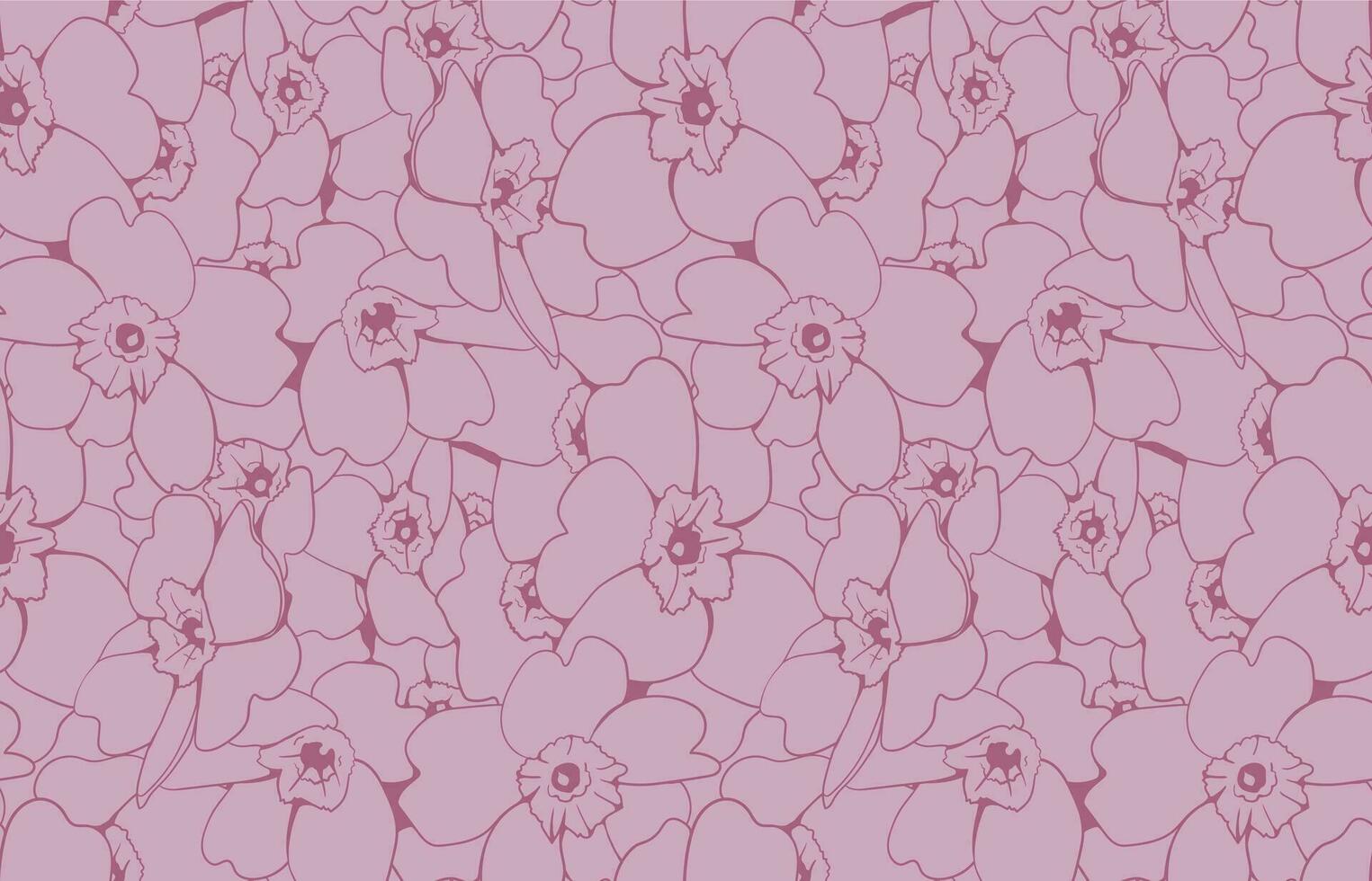 Floral pattern seamless vector background. Foliage and flower wallpaper design of nature.