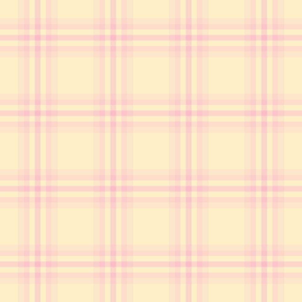 Textile plaid background of tartan texture vector with a check seamless fabric pattern.
