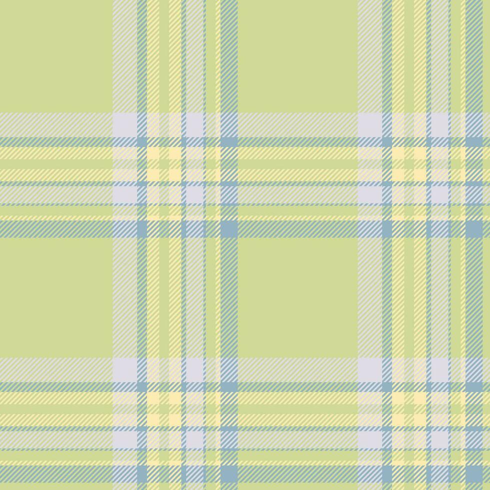 Plaid seamless pattern. Check fabric texture. Vector textile print.