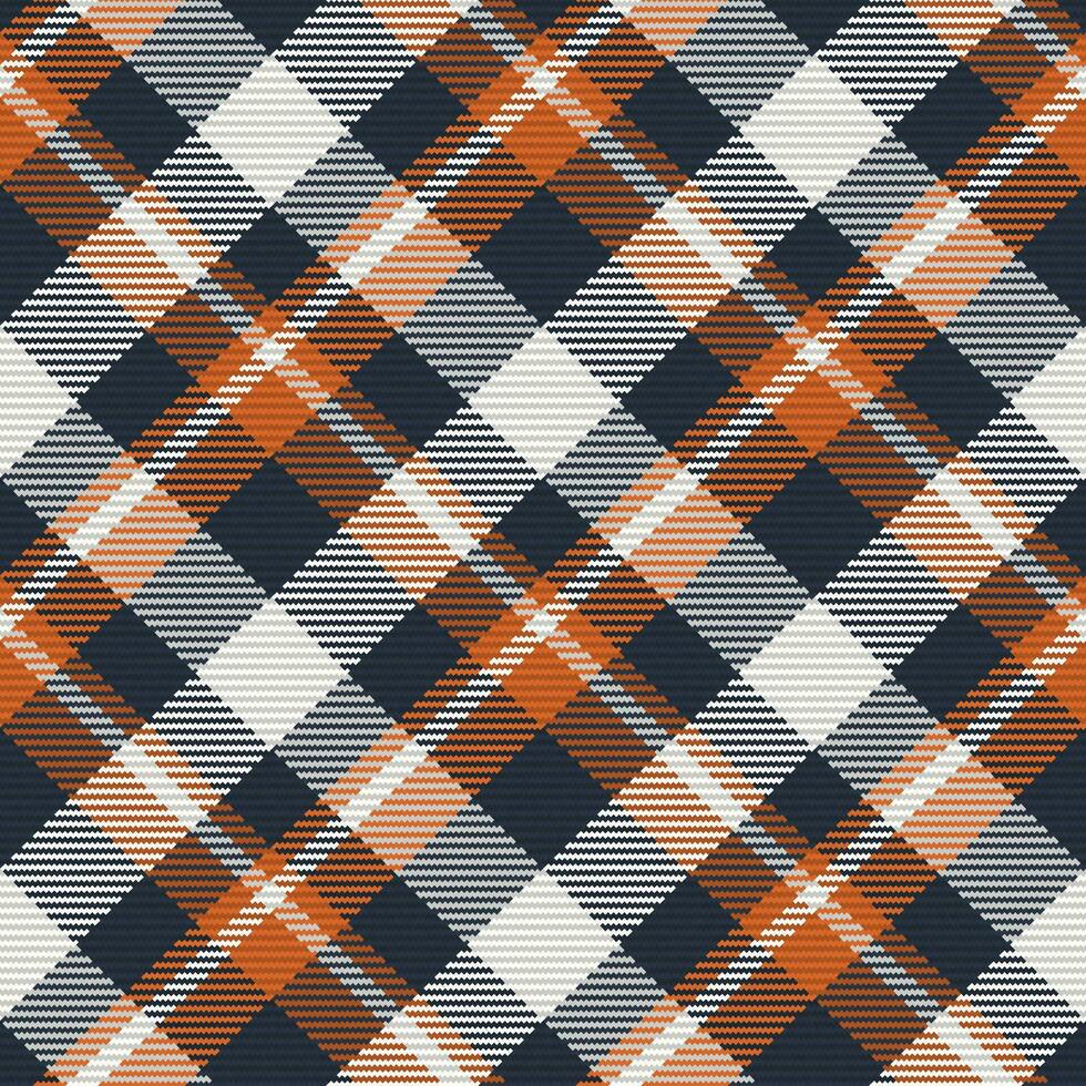 Seamless pattern of scottish tartan plaid. Repeatable background with check fabric texture. Vector backdrop striped textile print.