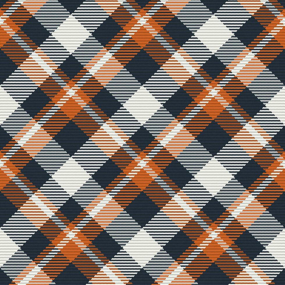 Seamless pattern of scottish tartan plaid. Repeatable background with check fabric texture. Vector backdrop striped textile print.