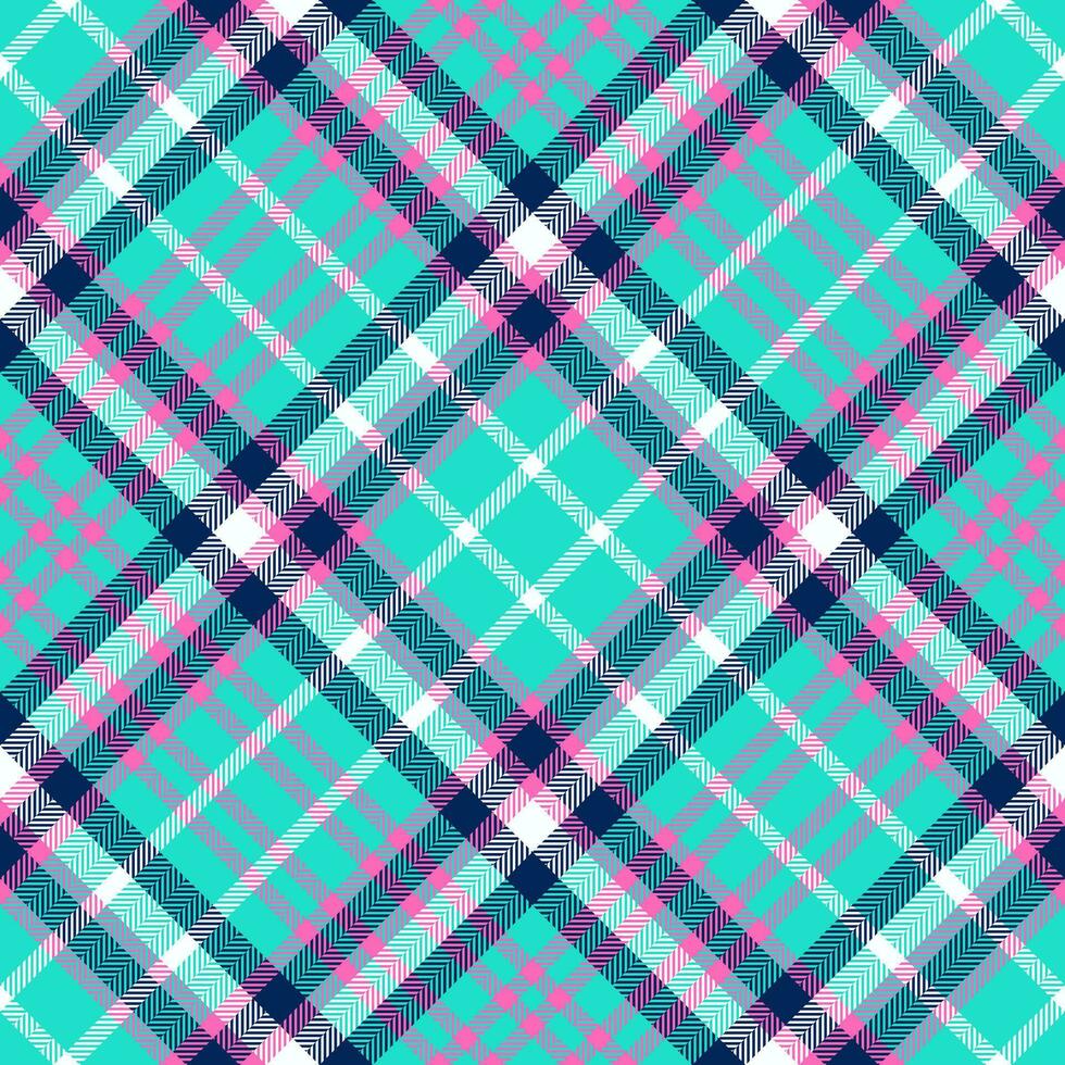 Plaid pattern vector. Check fabric texture. Seamless textile design for clothes, paper print. vector