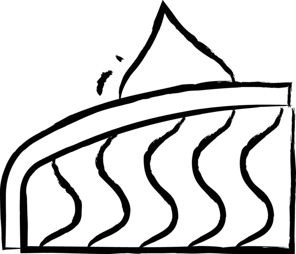 Pastry hand drawn vector illustration