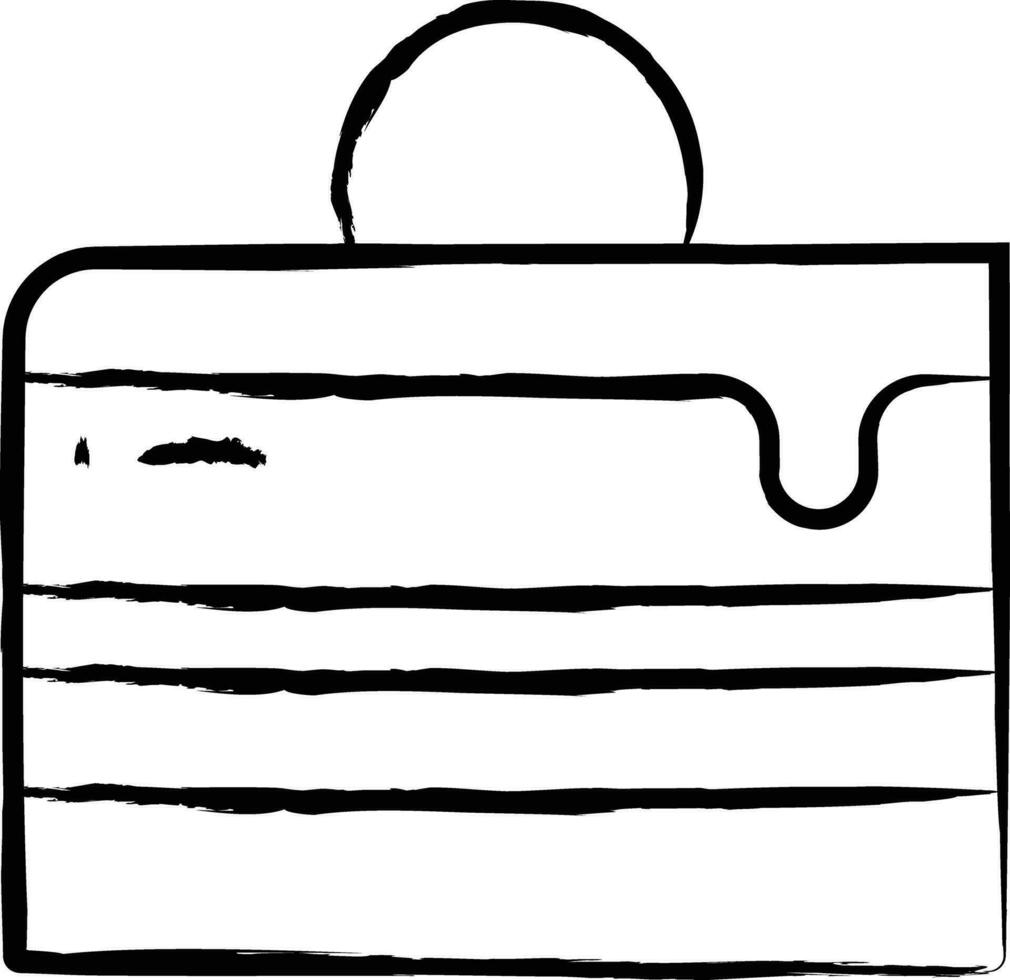 Pastry hand drawn vector illustration