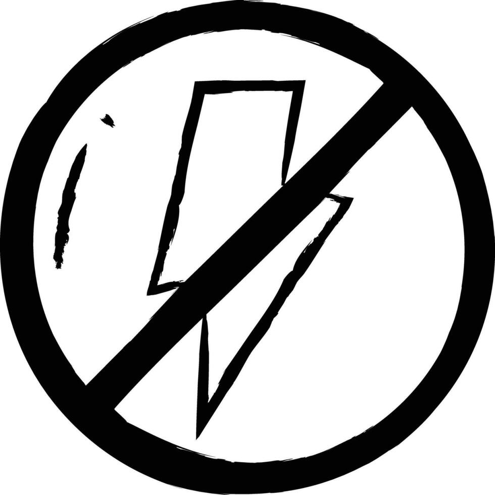 Flash Off hand drawn vector illustration 35334980 Vector Art at Vecteezy