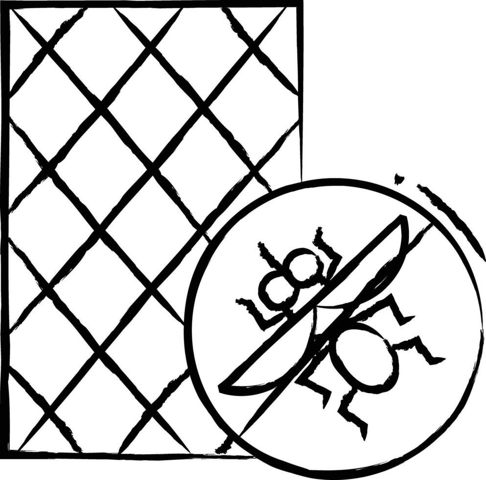 mosquito net hand drawn vector illustration 35335008 Vector Art at Vecteezy