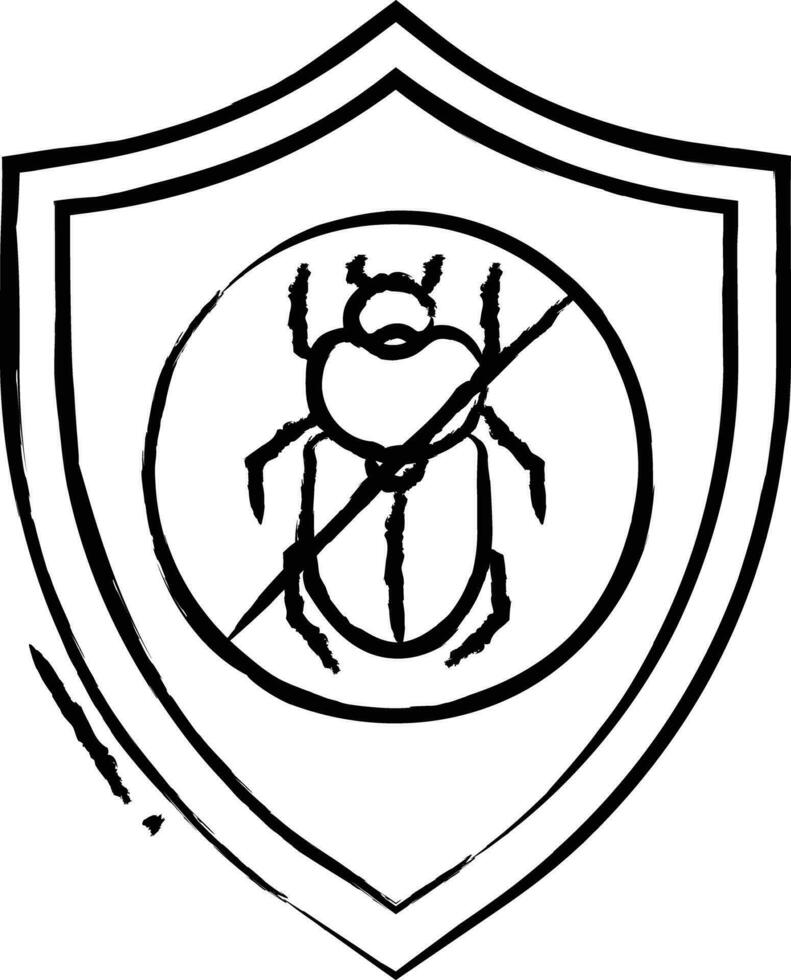 pest control hand drawn vector illustration