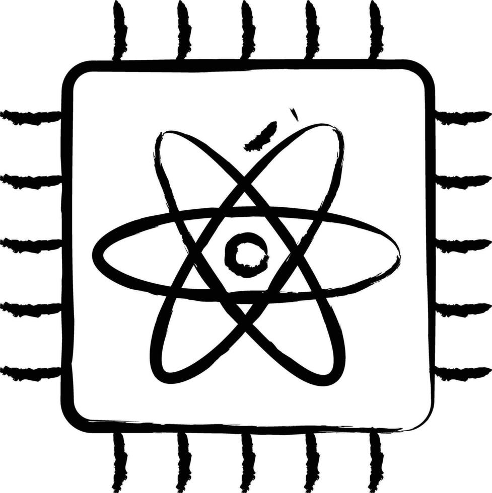 Photonics hand drawn vector illustration