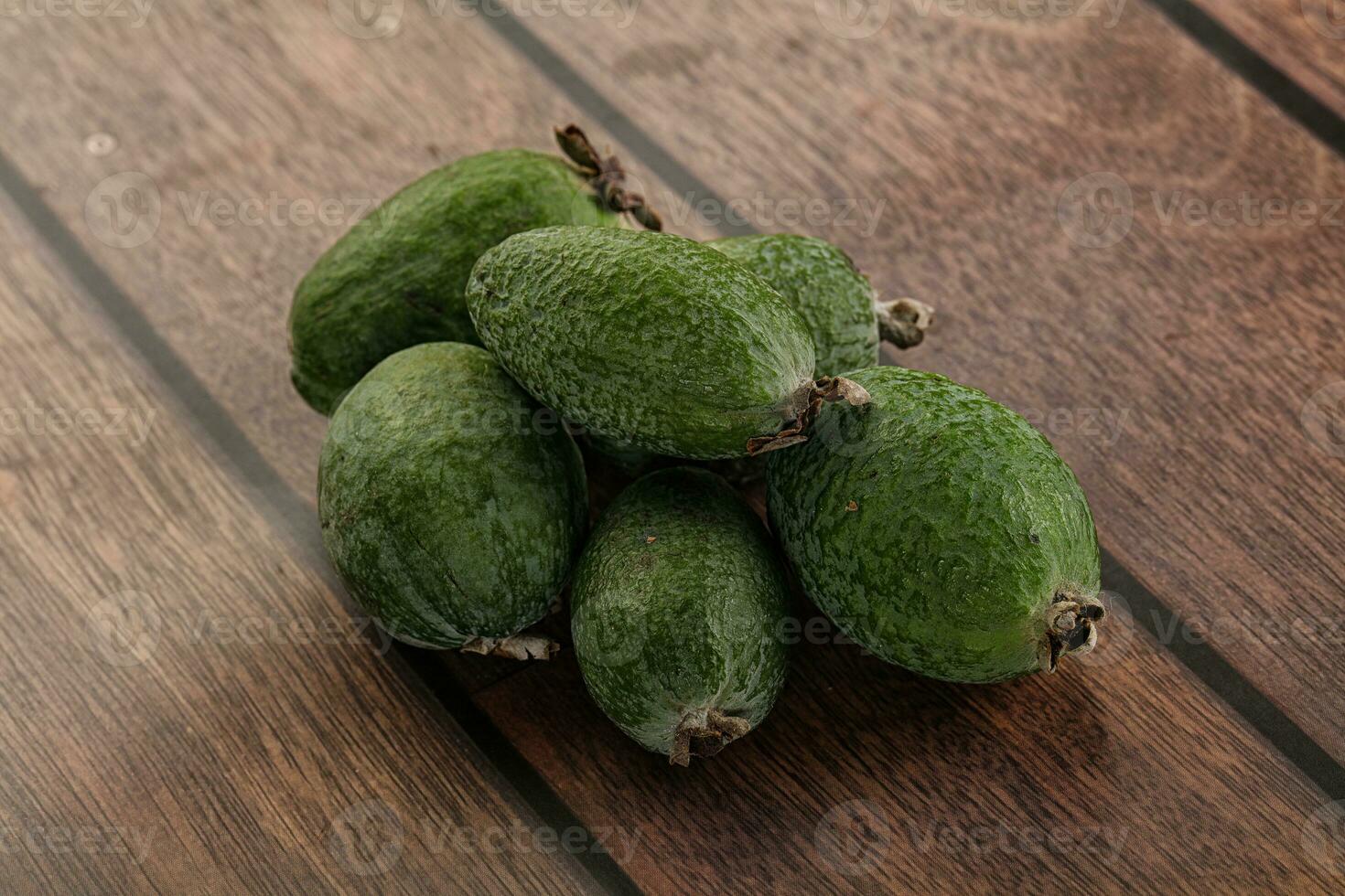 Ripe sweet huicy exotic feijoa photo