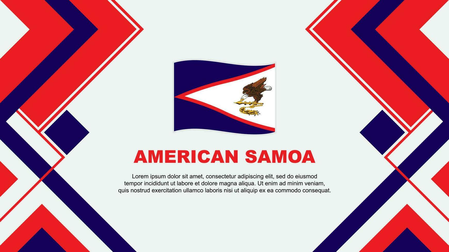 americano Samoa bandera resumen antecedentes diseño modelo. americano Samoa independencia día bandera fondo de pantalla vector ilustración. americano Samoa bandera