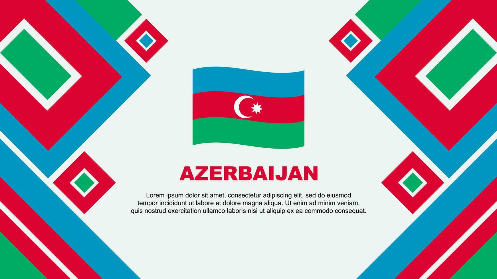 azerbaiyán bandera resumen antecedentes diseño modelo. azerbaiyán independencia día bandera fondo de pantalla vector ilustración. azerbaiyán dibujos animados