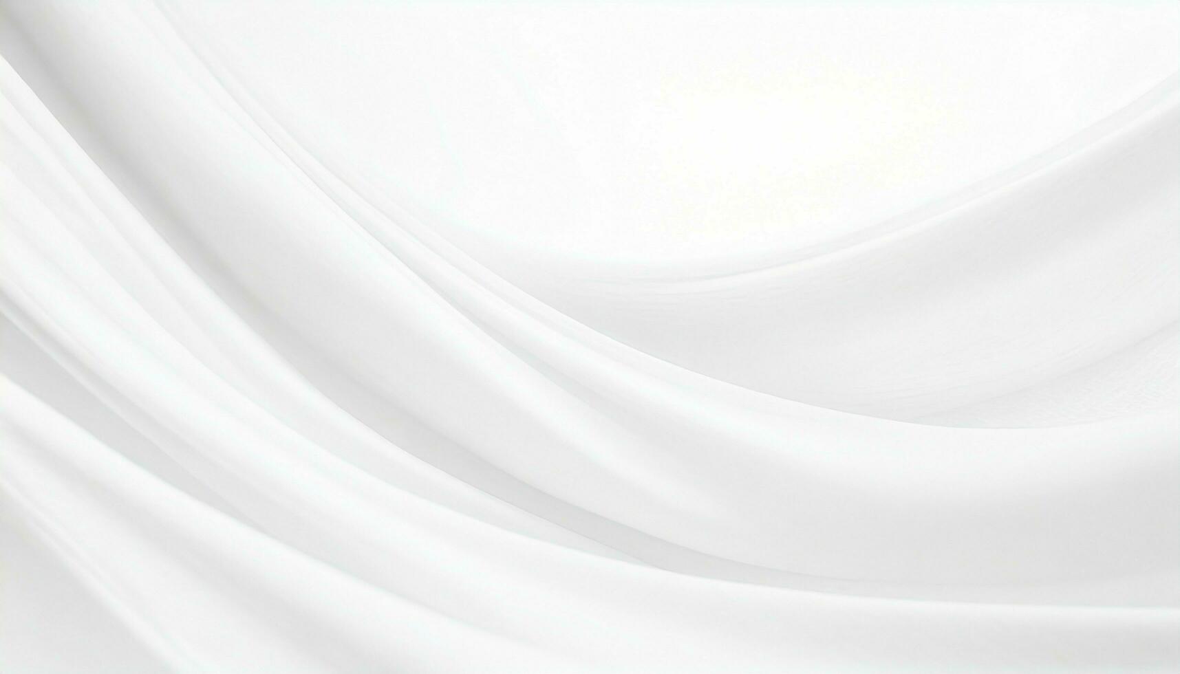 Abstract white background with gentle, flowing waves photo