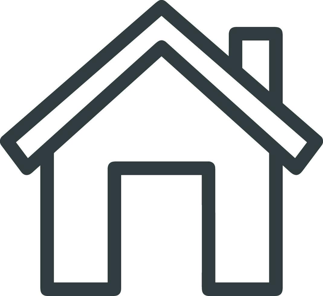 Home homepage icon symbol vector image. Illustration of the house real estate graphic property design image