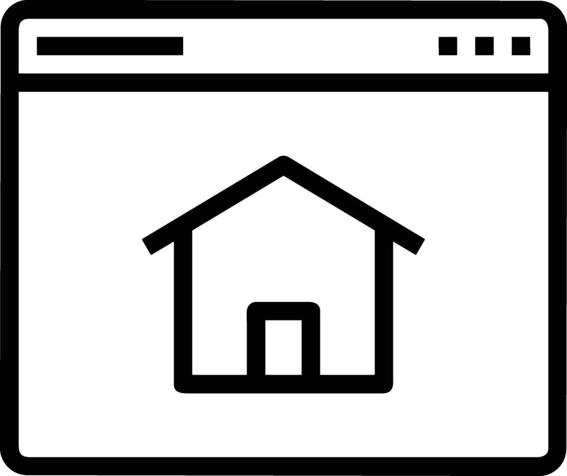 Home homepage icon symbol vector image. Illustration of the house real estate graphic property design image