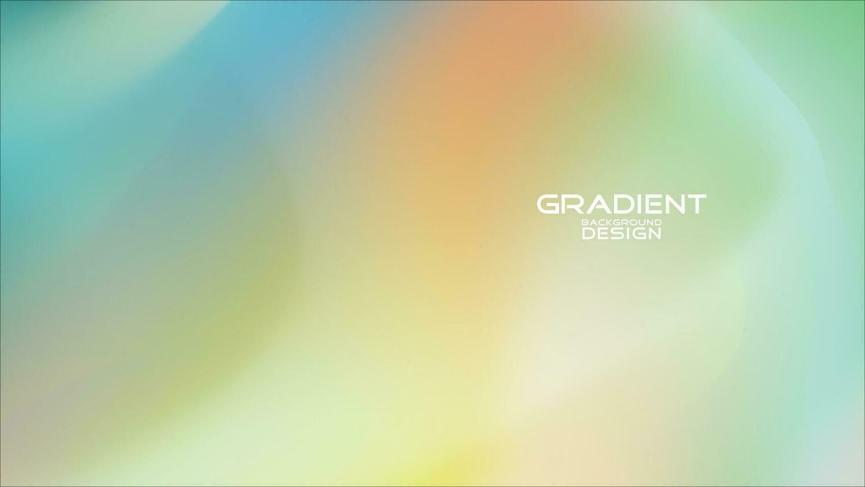 Colorful gradient abstract background design. vector