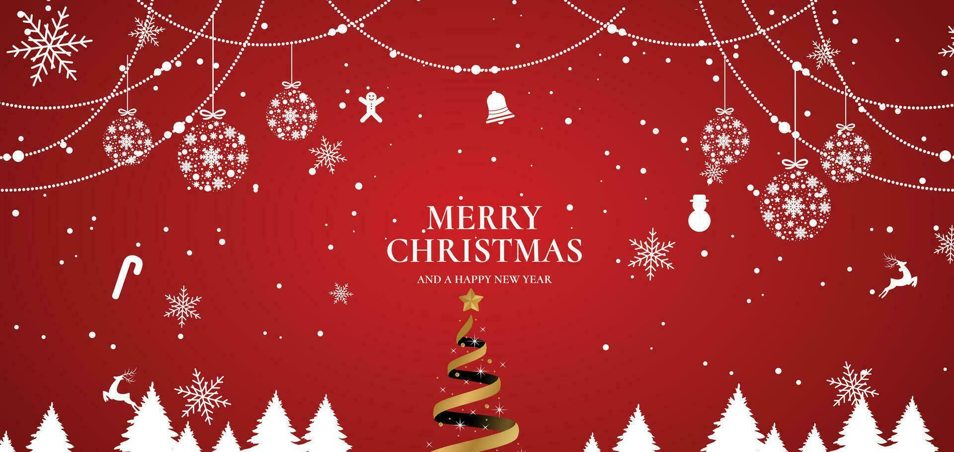 Snowflake background for Merry Christmas and Happy New Year. Vector illustration Welcome winter  with falling gold and silver snow. Vector illustration