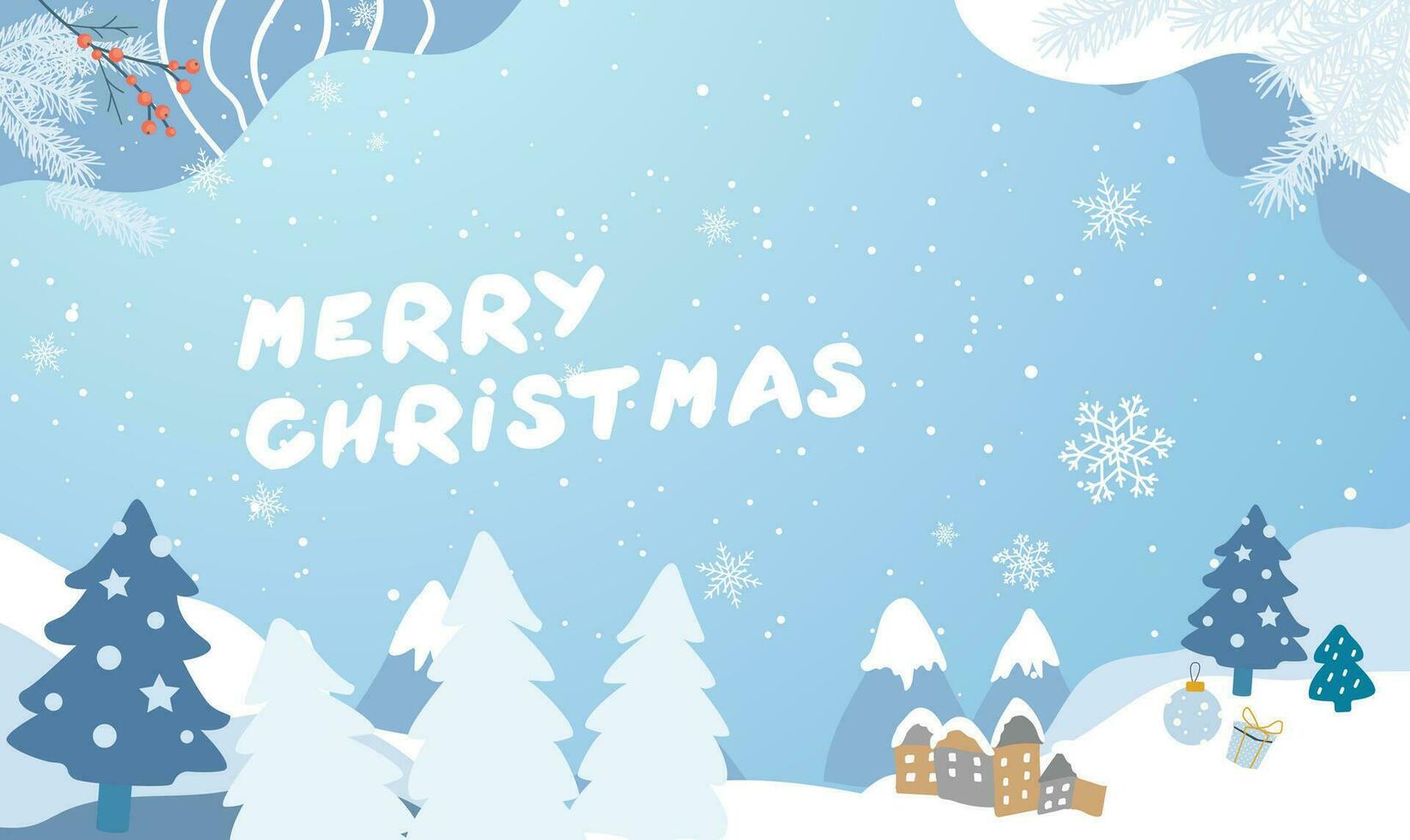 Snowflake background for Merry Christmas and Happy New Year. Vector illustration Welcome winter  with falling gold and silver snow. Vector illustration