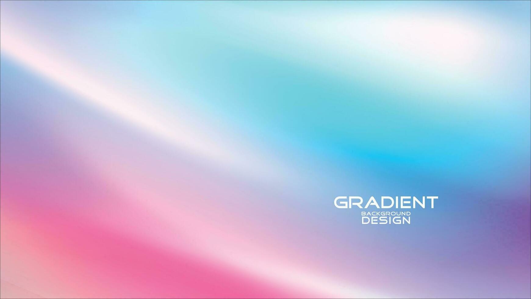 Colorful gradient abstract background design. vector