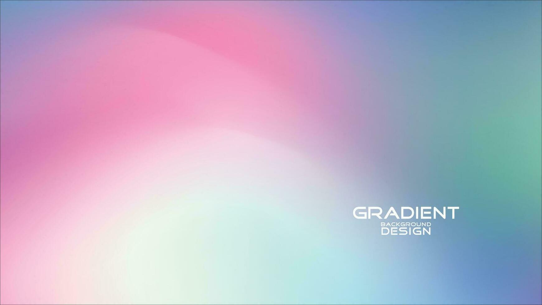 Colorful gradient abstract background design. vector