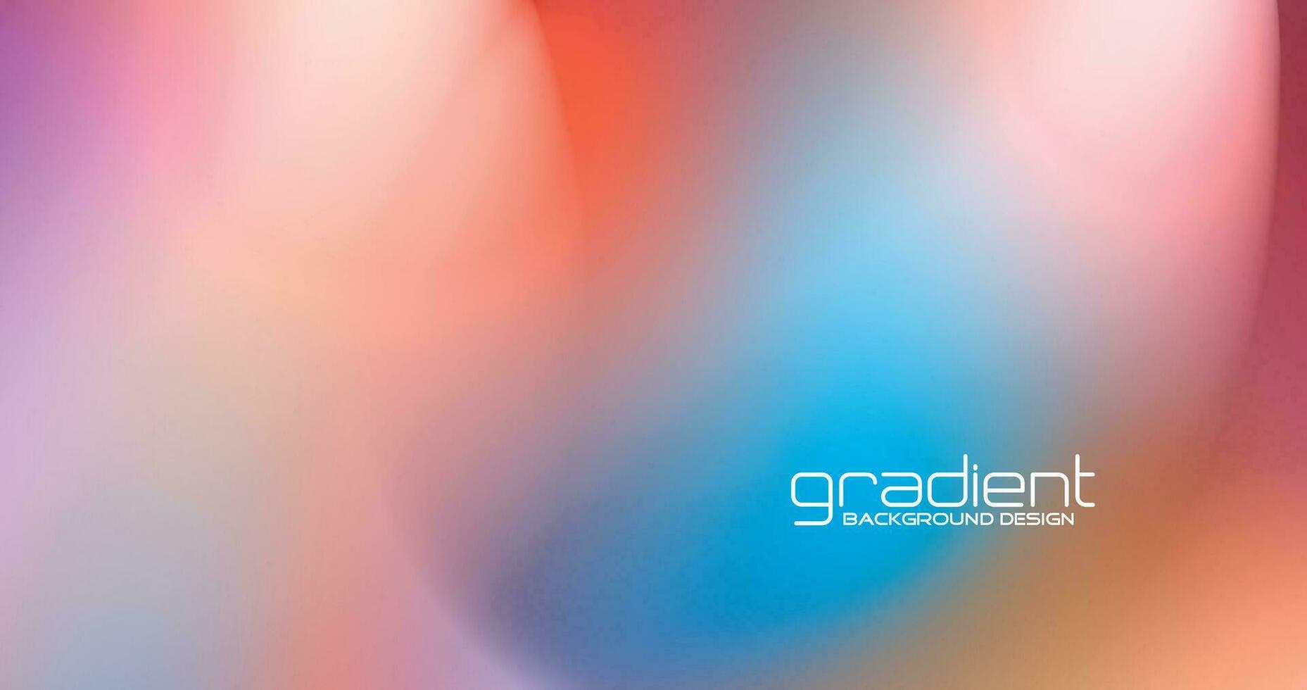 Colorful gradient abstract background design. vector