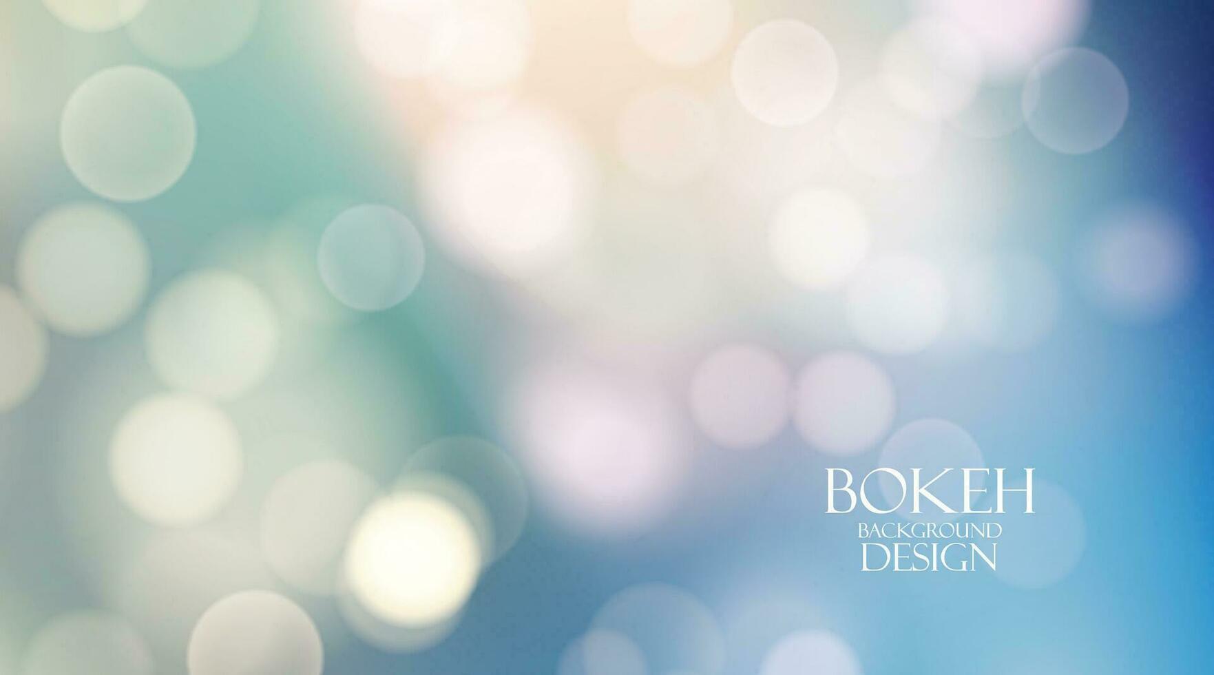 Colorful bokeh light background design. vector