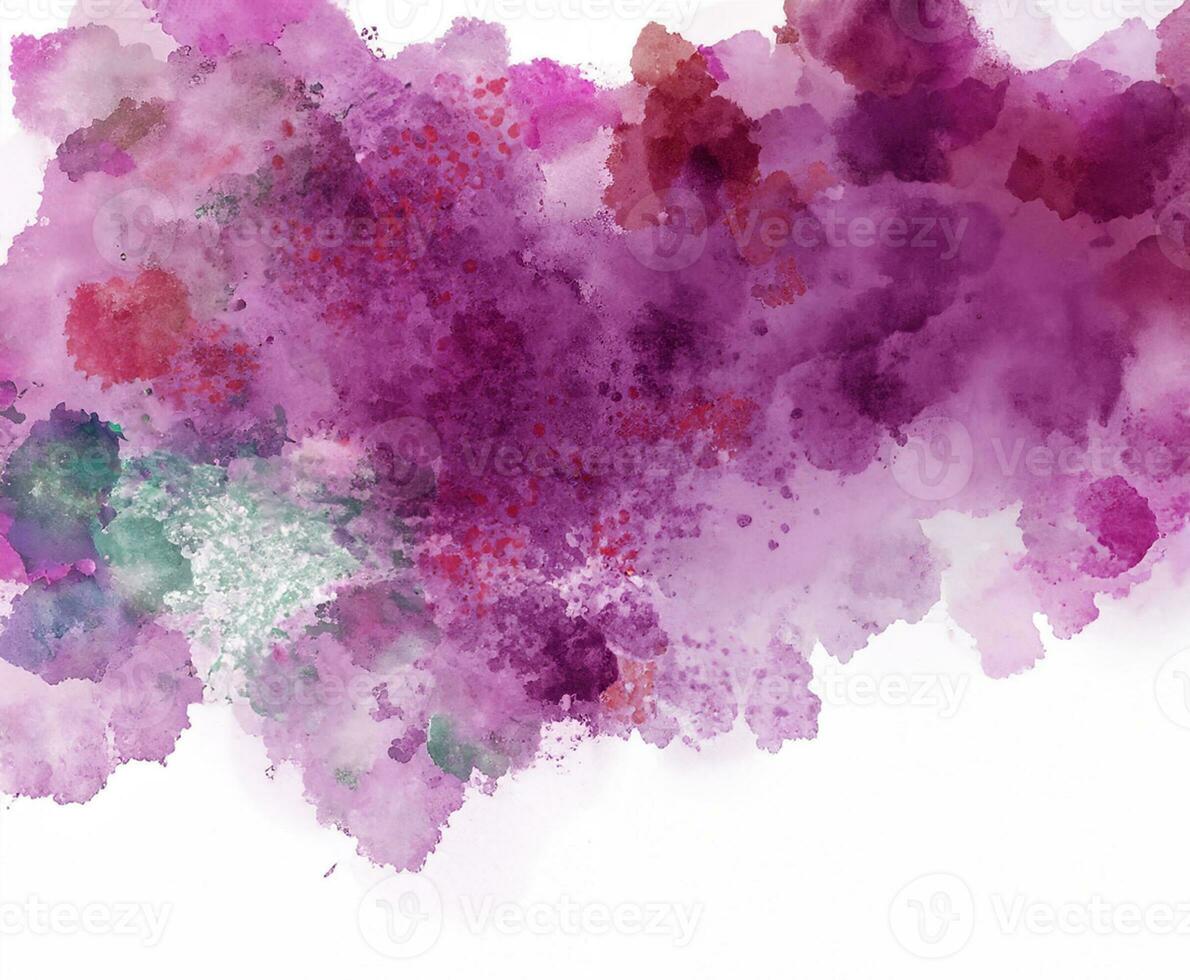 abstract watercolor isolated on white background photo