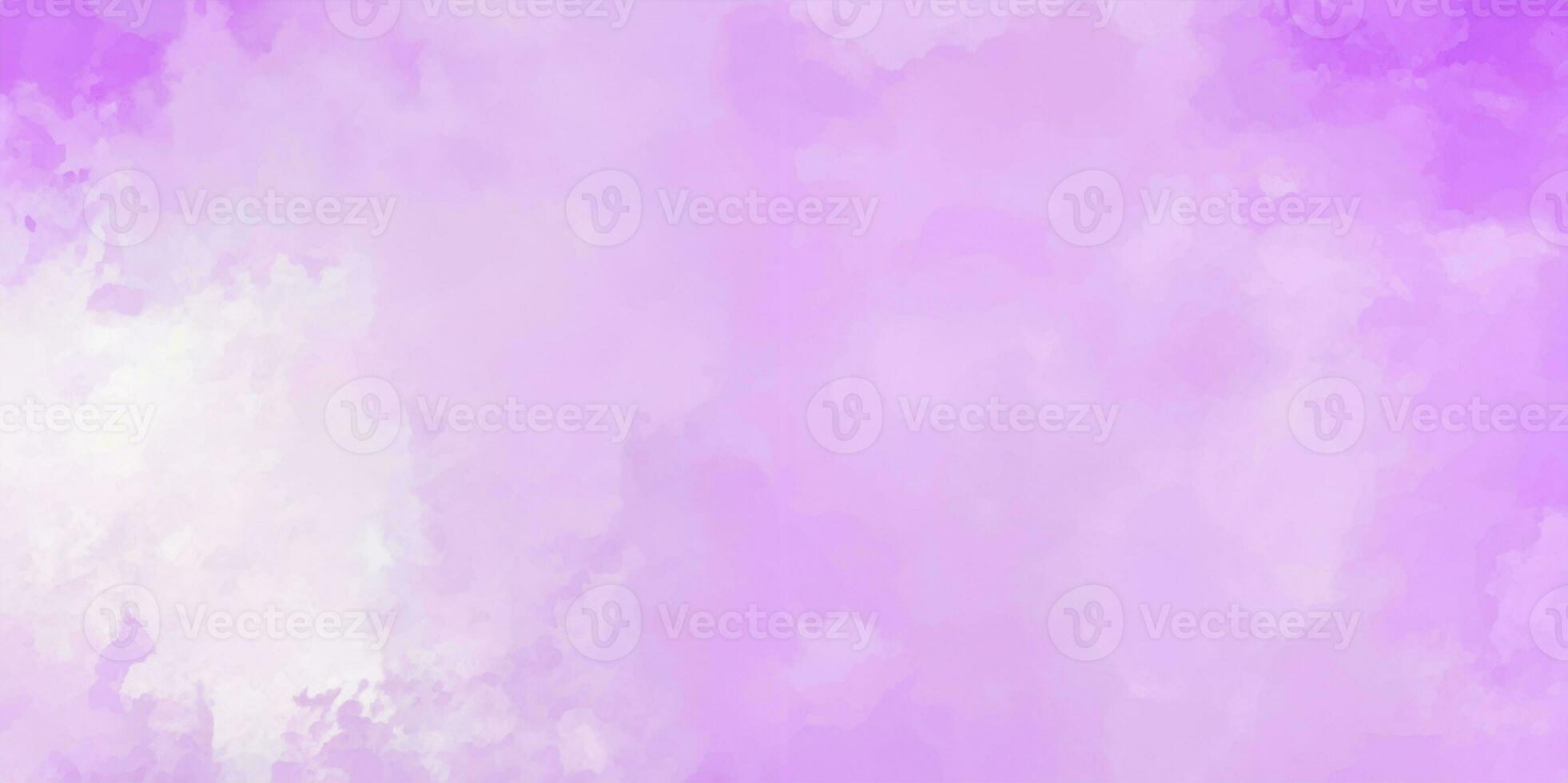 purple water color background. Brushed Painted Abstract Background. Brush stroked painting. photo