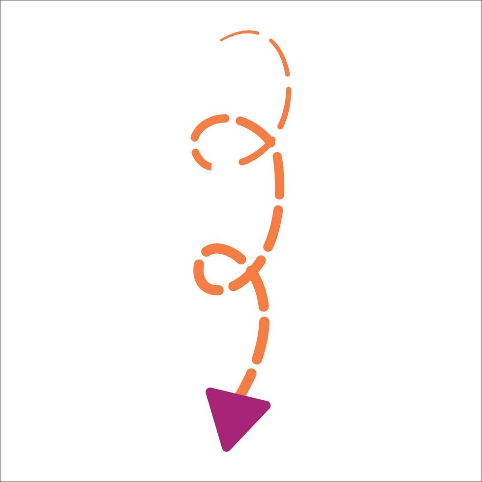 Arrow symbols vector. Arrow icon vector illustration. Colorful arrow symbols