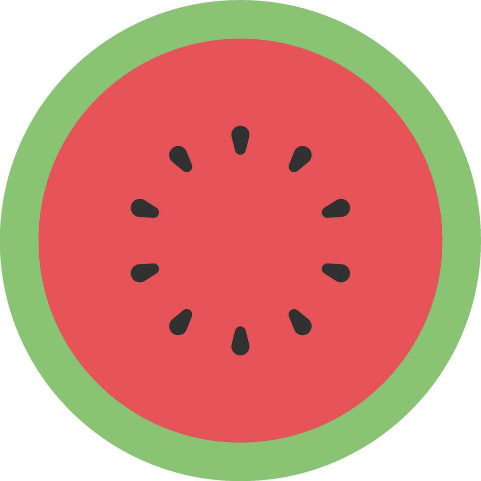 Illustration images of watermelon and lemon fruit vector