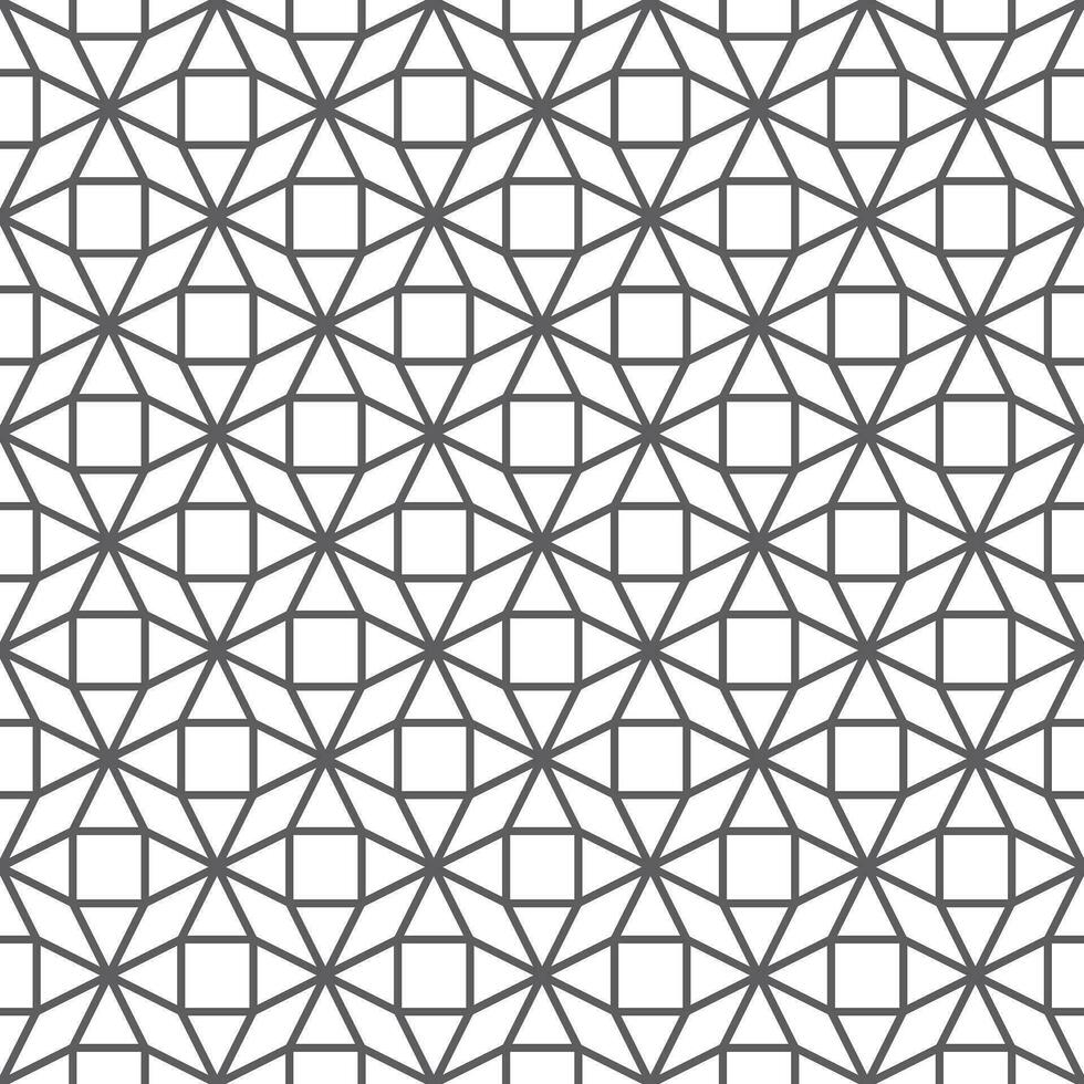 Seamless abstract geometric pattern in a modern style vector