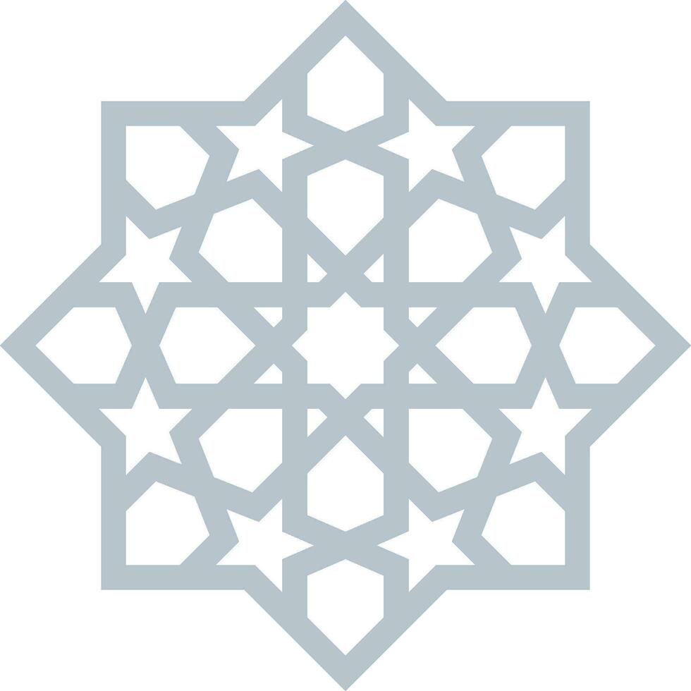 Vector mandala a simple design with Arabic pattern