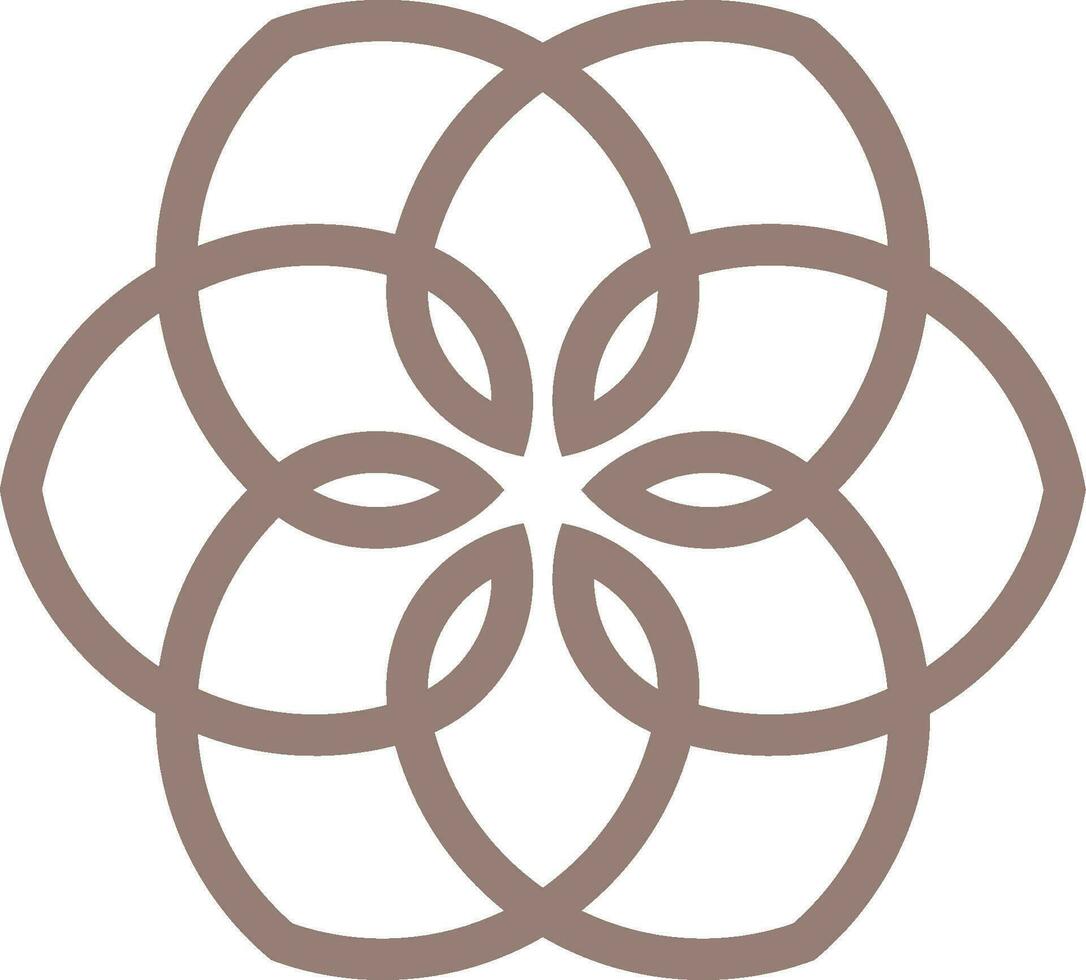 Vector mandala a simple design with Arabic pattern