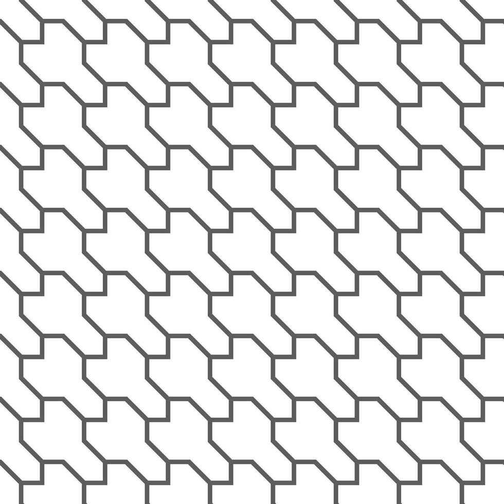 Seamless geometric pattern with a modern style vector
