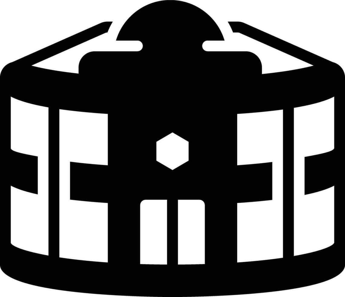 solid icon for casino vector