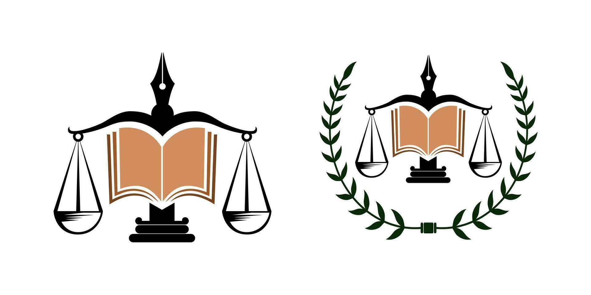 University of Law Logo Design Illustration vector