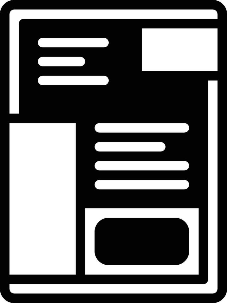 solid icon for verzeichnis vector