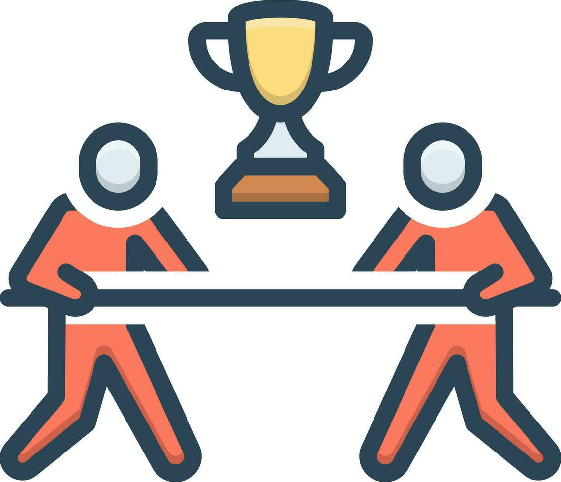 color icon for competition vector