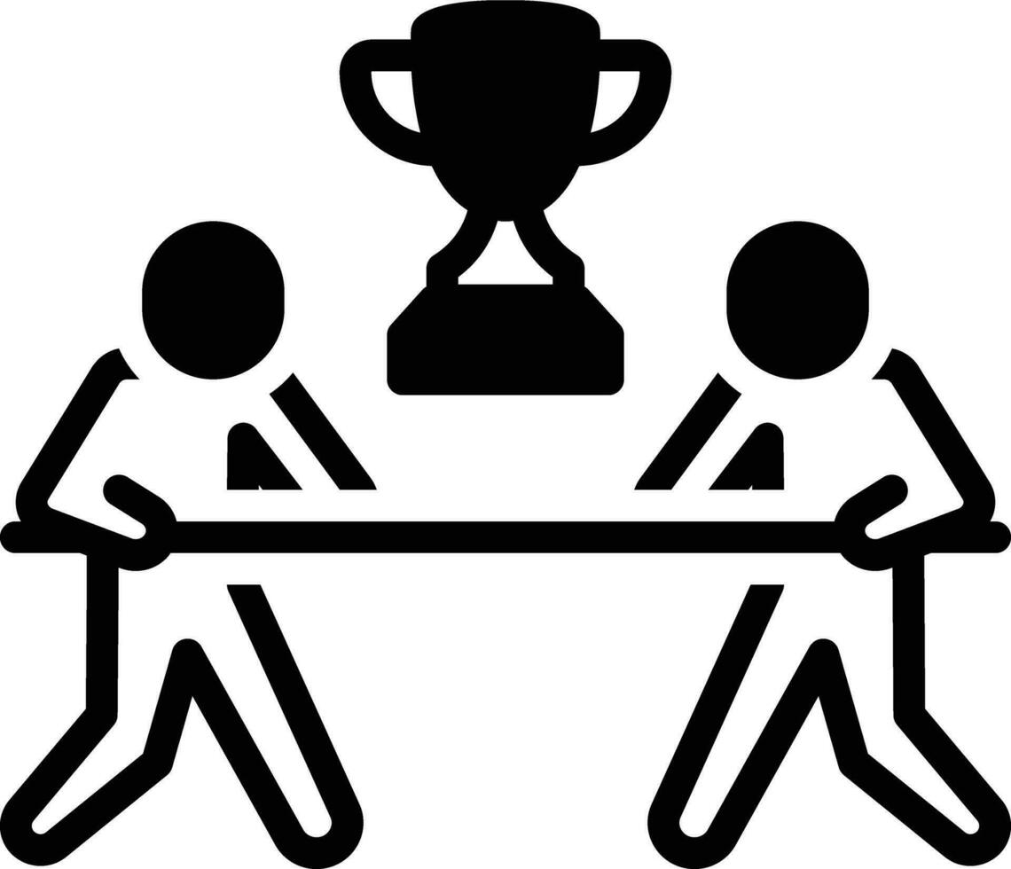 solid icon for competition vector