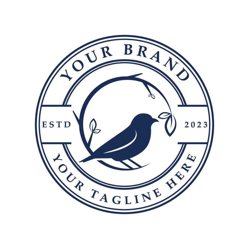 Bird's Nest Logo Design, Bird House Vector For Eggs, Simple modern and elegant bird nest logo, logo for nature photographer, startups or a business logo with a nature theme
