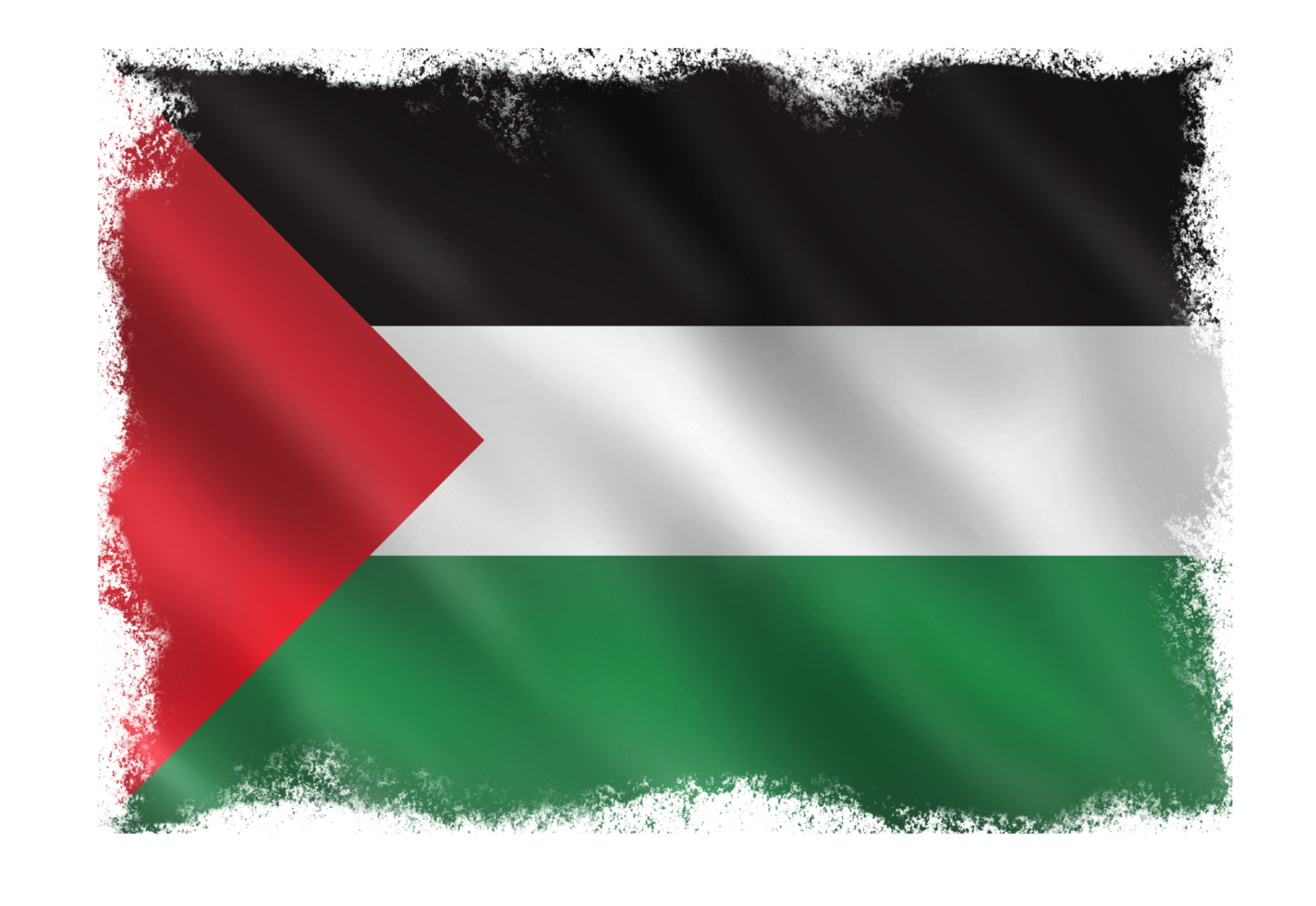 Palestijn vlag golvend in de wind png