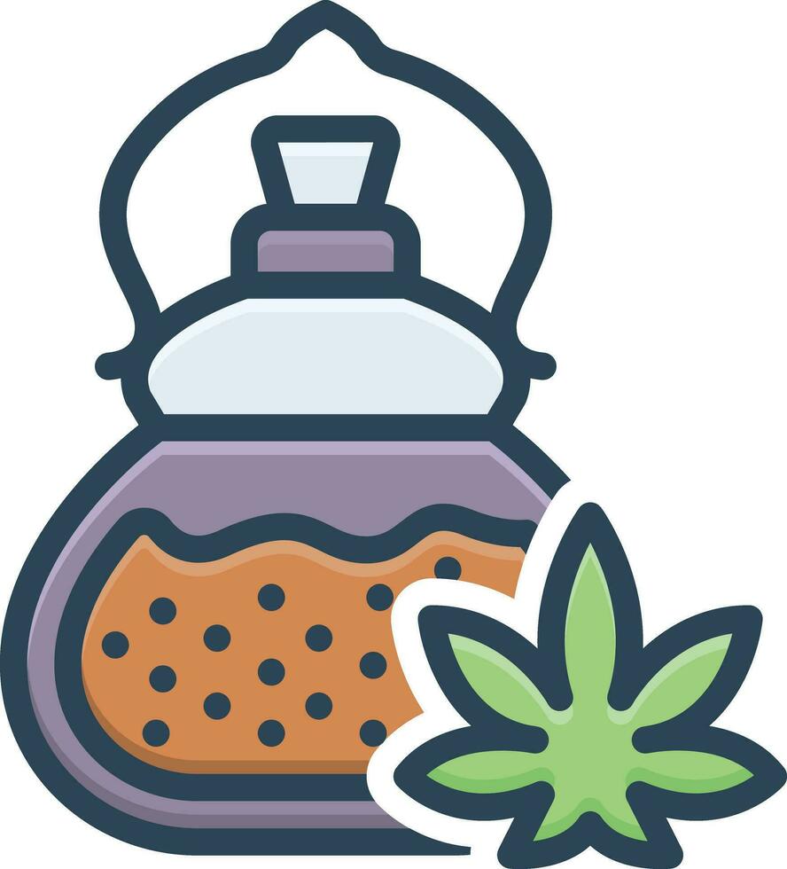 color icon for oils olive vector