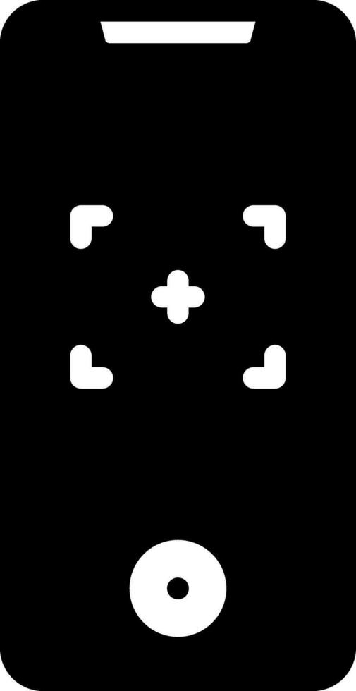 solid icon for recorded vector