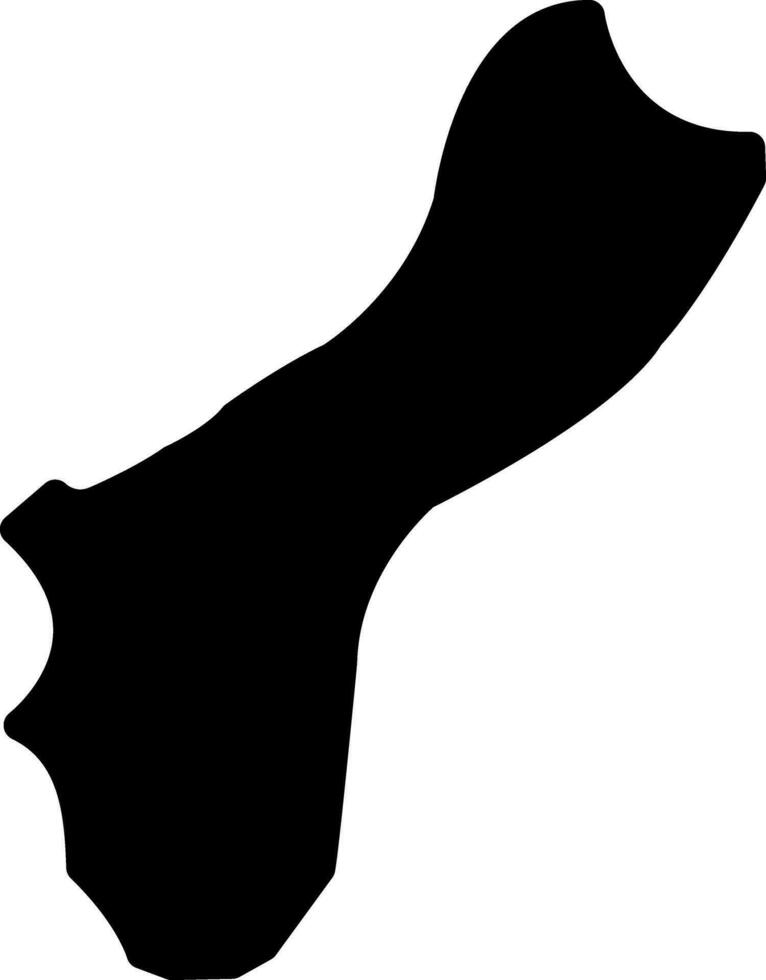 solid icon for guam vector