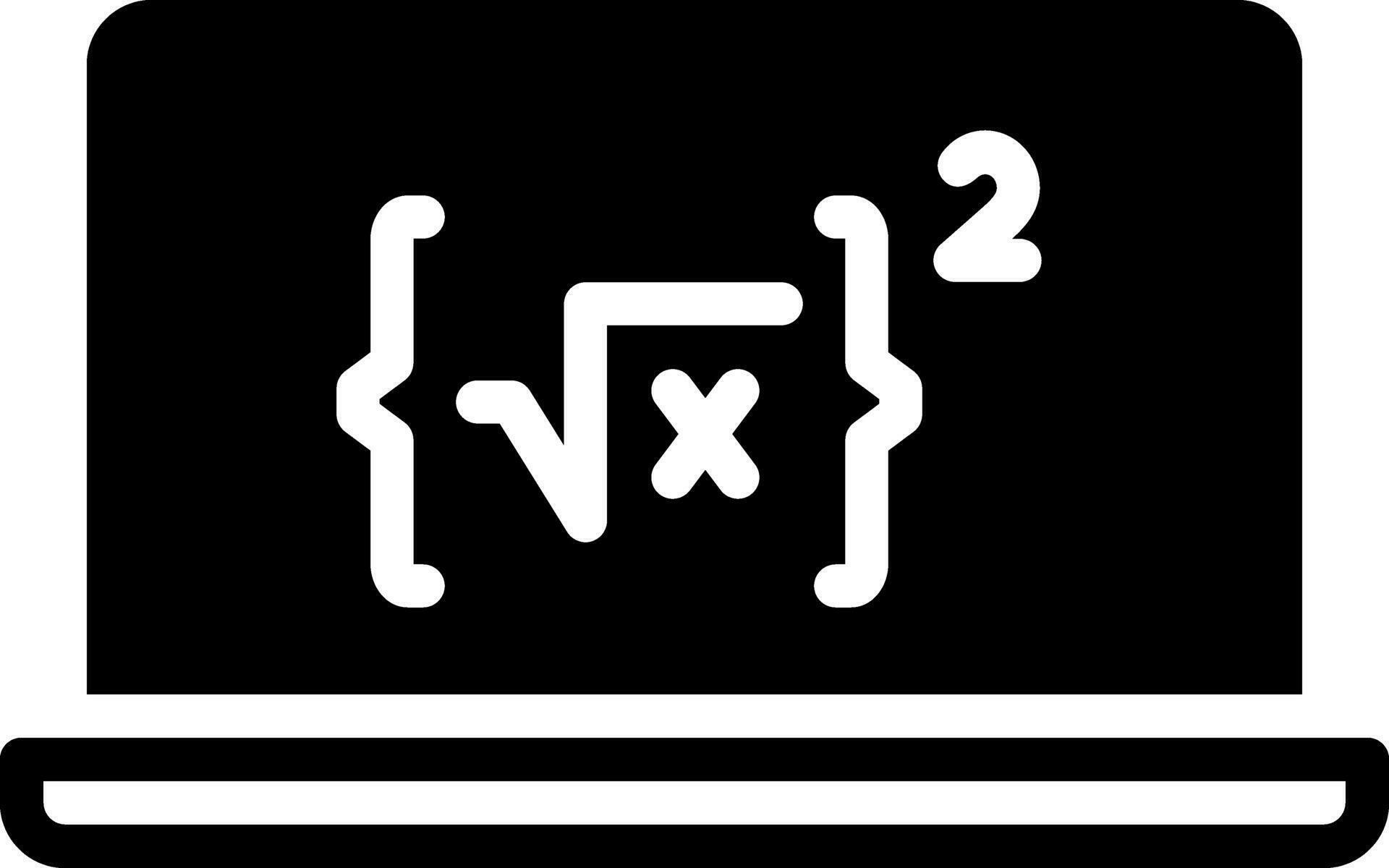 solid icon for equations 35341055 Vector Art at Vecteezy