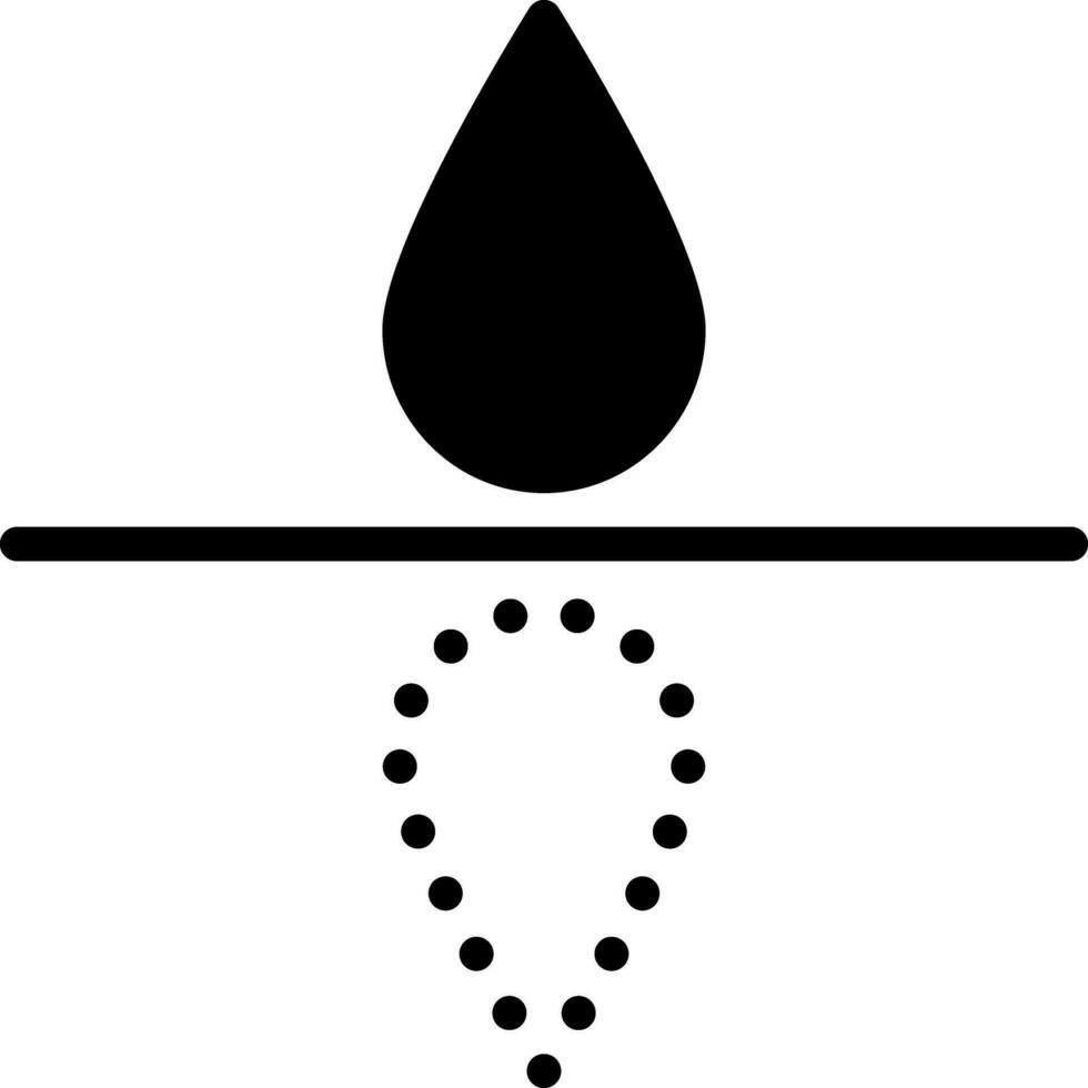 solid icon for reflected vector