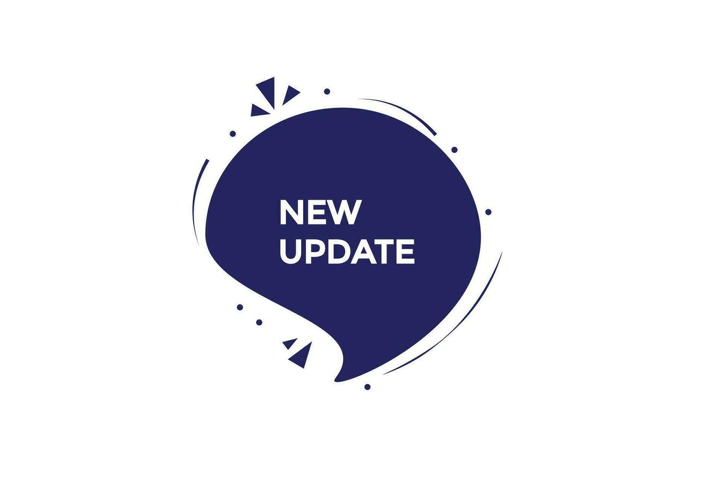 new website, click button,new update level, sign, speech, bubble  banner, vector