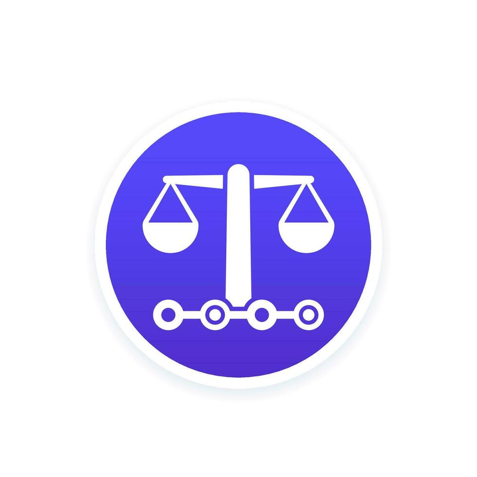 legal case progress icon for web vector
