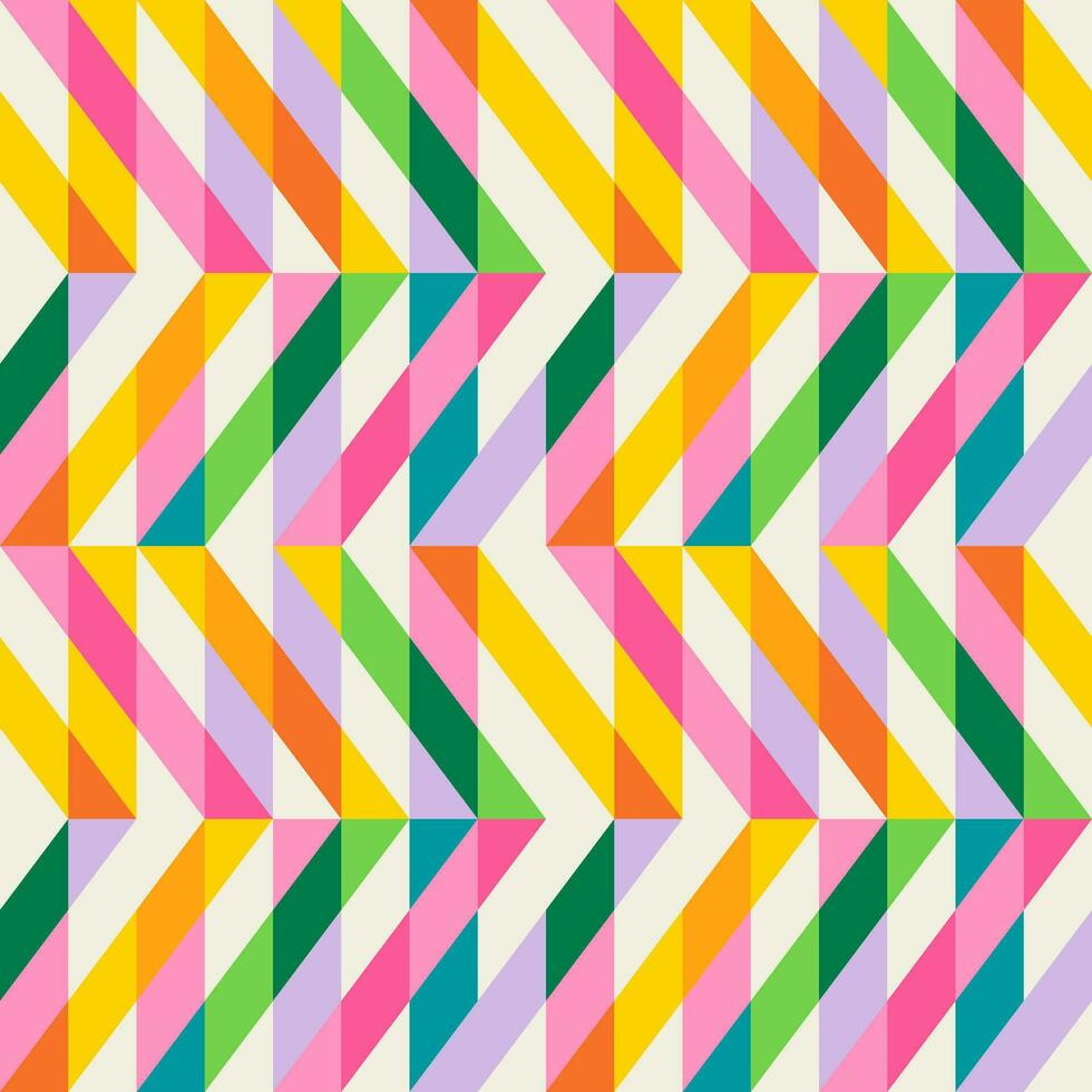 Essential geometric printable seamless pattern with abstract Minimal elegant line form stroke shapes in vibrant colors. Modern simple background in minimalist mid century style vector wall art