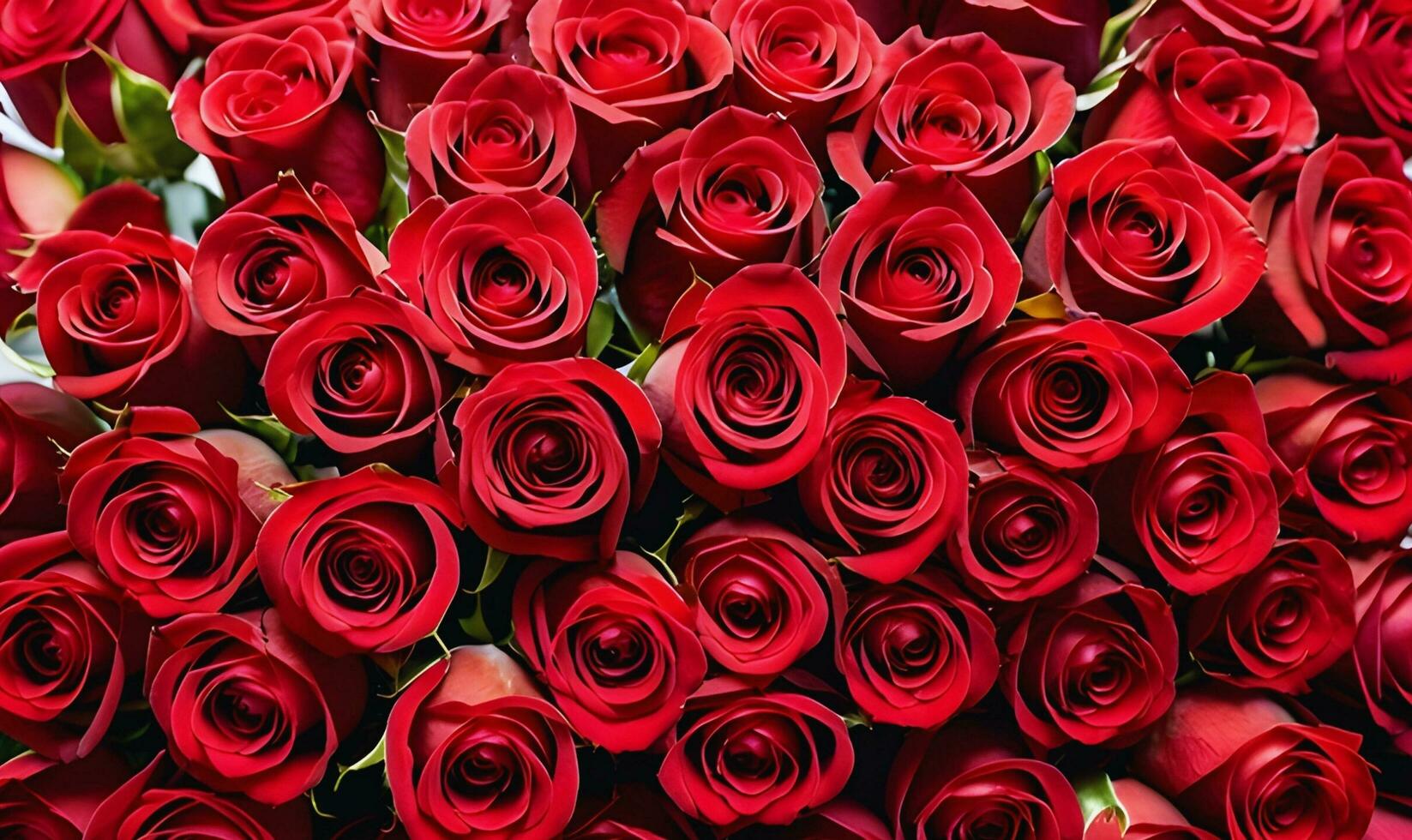 AI generated Natural red roses background. photo