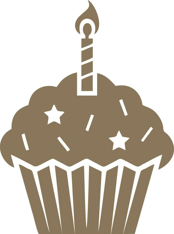 Logo cake icon food vector